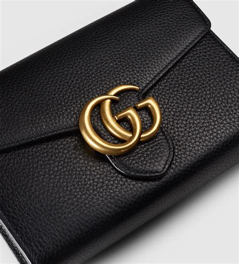 gucci marmont wallet on chain 2.0|Gucci Marmont mini bag wallet.